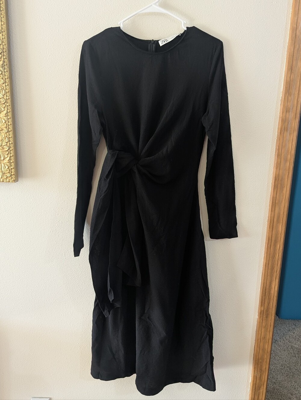 Side Tie Midi Dress